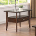 RIVERDALE End Table, Dark Walnut - Olympia Furniture (Saint George, Utah)