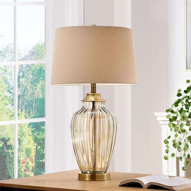 Lee Translucent 28.5"H Table Lamp - Olympia Furniture (Saint George, Utah)