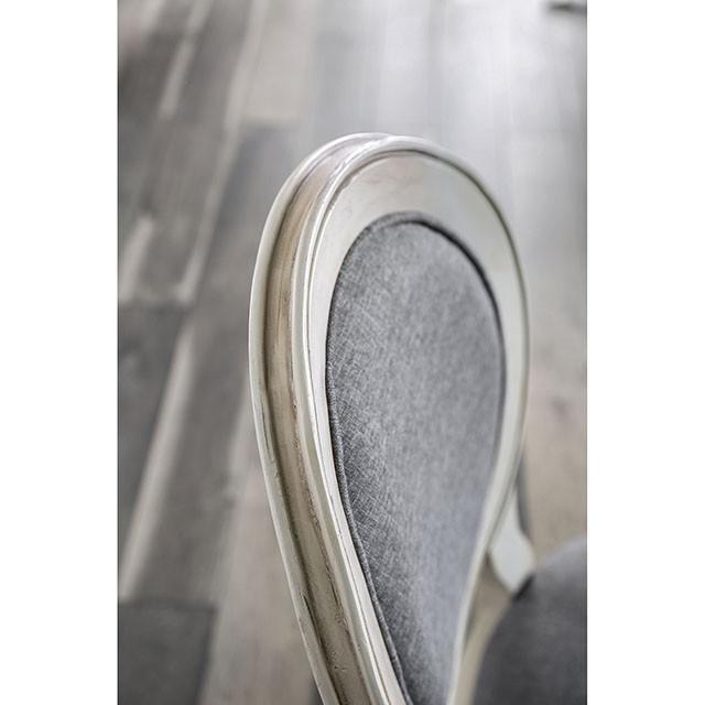 Kathryn Antique White/Gray Side Chair, Antique White (2/CTN) - Olympia Furniture (Saint George, Utah)