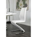 Midvale White/Chrome Dining Table - Olympia Furniture (Saint George, Utah)