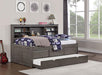 TIBALT Twin DayBed w/ Trundle, Dark Gray - Olympia Furniture (Saint George, Utah)
