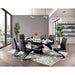 Midvale Black/Chrome Dining Table - Olympia Furniture (Saint George, Utah)