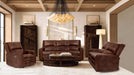 SOTERIOS Power Loveseat, Medium Brown - Olympia Furniture (Saint George, Utah)
