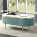 KOBLENZ Coffee Table, Light Teal - Olympia Furniture (Saint George, Utah)
