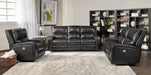 SOTERIOS Power Recliner, Charcoal - Olympia Furniture (Saint George, Utah)