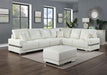 ALTHEA Ottoman, White - Olympia Furniture (Saint George, Utah)