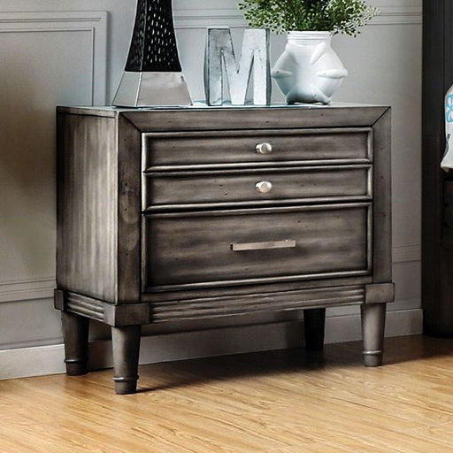 DAPHNE Gray Night Stand - Olympia Furniture (Saint George, Utah)
