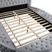 SANSOM E.King & Queen Bed, Black, Blue, & Grey - Olympia Furniture (Saint George, Utah)