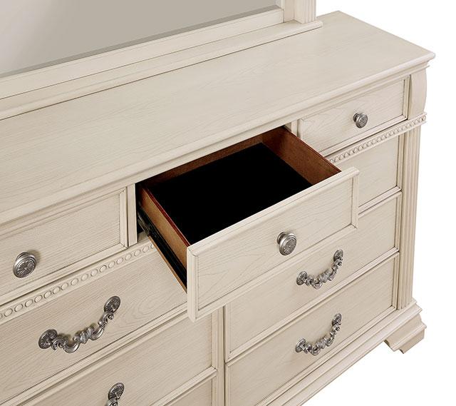 Pamphilos 4 & 5 Piece Queen Bedroom Set Gray & White - Olympia Furniture (Saint George, Utah)
