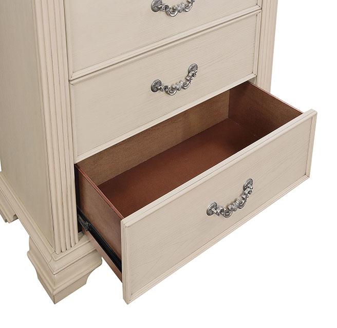 Pamphilos 4 & 5 Piece Queen Bedroom Set Gray & White - Olympia Furniture (Saint George, Utah)