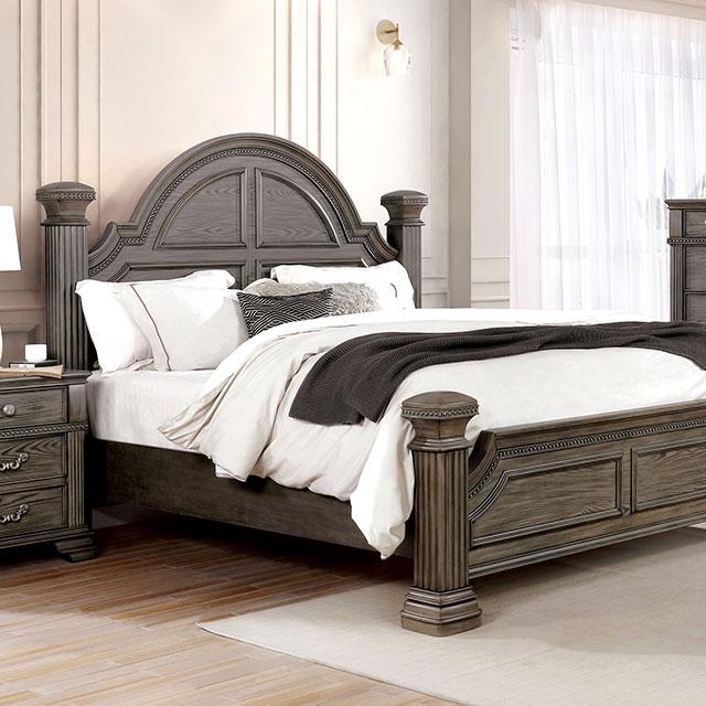 Pamphilos 4 & 5 Piece Queen Bedroom Set Gray & White - Olympia Furniture (Saint George, Utah)