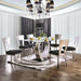 NOVA Silver/Black Dining Table - Olympia Furniture (Saint George, Utah)