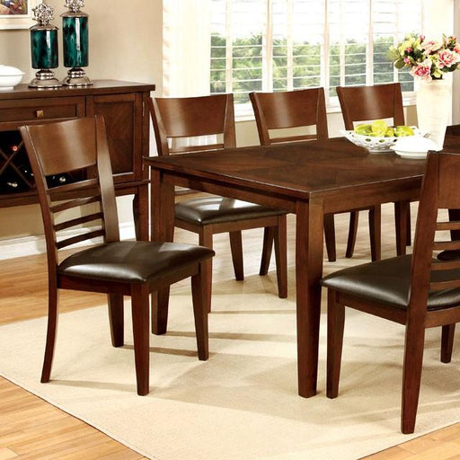HILLSVIEW I Brown Cherry 78" Dining Table w/ 18" Leaf - Olympia Furniture (Saint George, Utah)