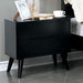 LENNART II Black Night Stand - Olympia Furniture (Saint George, Utah)