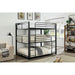 Olga I Sand Black Full Triple Decker Bed - Olympia Furniture (Saint George, Utah)