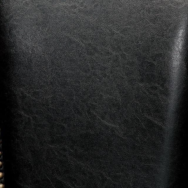 MELINA Brown Cherry/Black Arm Chair - Olympia Furniture (Saint George, Utah)