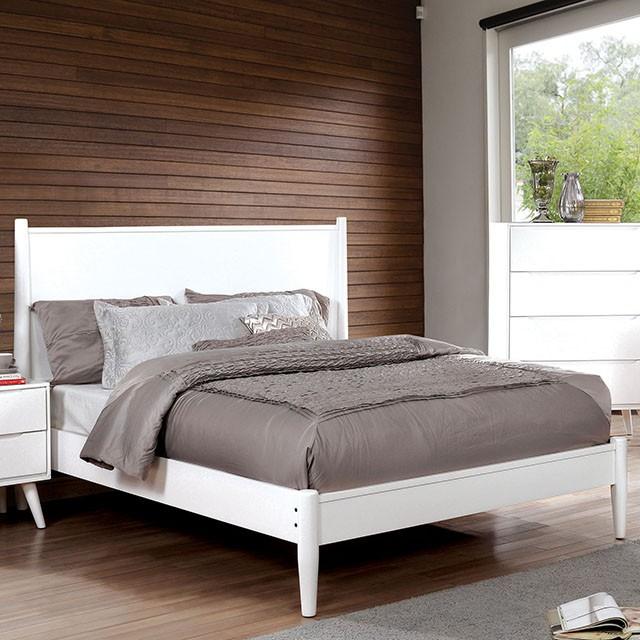 LENNART II Black & White Cal.King, E.King, Full, Queen, Twin Bed - Olympia Furniture (Saint George, Utah)