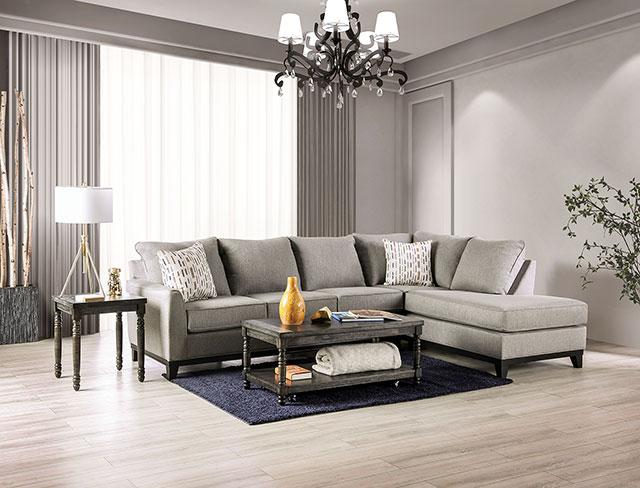 LANTWIT Sectional, Light Gray - Olympia Furniture (Saint George, Utah)
