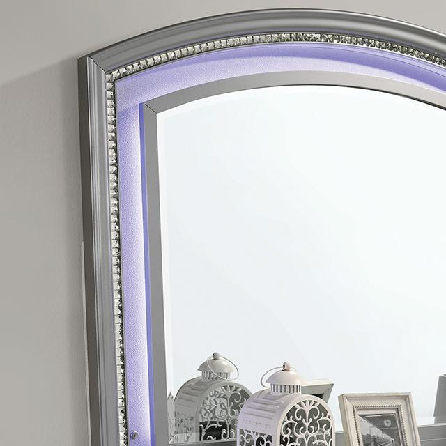 MADDIE Mirror, Silver - Olympia Furniture (Saint George, Utah)