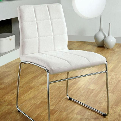 Oahu White Side Chair - Olympia Furniture (Saint George, Utah)