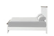 Pinetop Twin & Full Bed White & Blue - Olympia Furniture (Saint George, Utah)