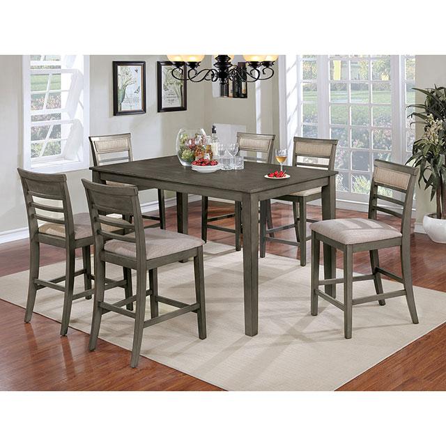 Fafnir 5 & 7 Piece Counter Ht Table Set - Olympia Furniture (Saint George, Utah)