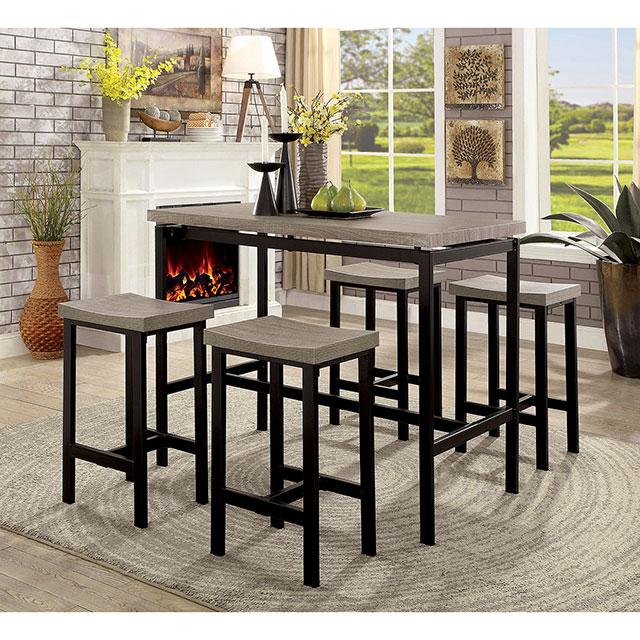 Vilvoorde 5 Pc. Counter Ht. Table Set - Olympia Furniture (Saint George, Utah)