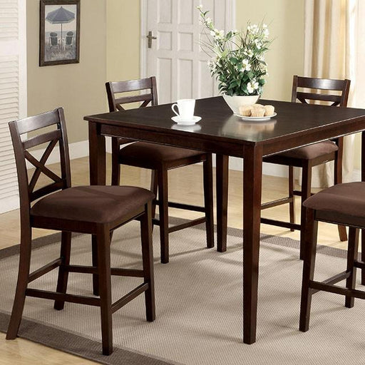 Weston I Espresso 5 Pc. Counter Ht. Table Set - Olympia Furniture (Saint George, Utah)