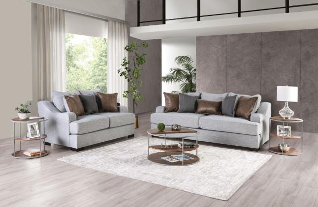 SKYLINE Sofa, Light Gray/Brown - Olympia Furniture (Saint George, Utah)
