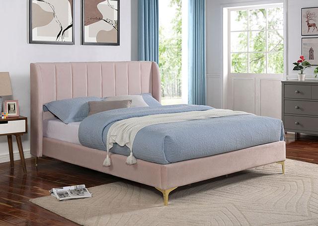 PEARL Full Bed, Light Pink - Olympia Furniture (Saint George, Utah)