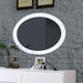 LENNART II White Oval Mirror - Olympia Furniture (Saint George, Utah)