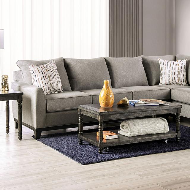 LANTWIT Sectional, Light Gray - Olympia Furniture (Saint George, Utah)