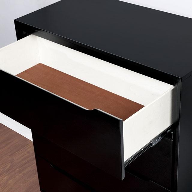 LENNART II Black Chest - Olympia Furniture (Saint George, Utah)