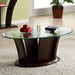 MANHATTAN IV Brown Cherry Coffee Table, Brown Cherry - Olympia Furniture (Saint George, Utah)