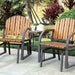 PERSE Dark Gray/Oak Rocking Chair - Olympia Furniture (Saint George, Utah)