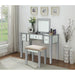 Joyce Silver Vanity w/ Stool - Olympia Furniture (Saint George, Utah)