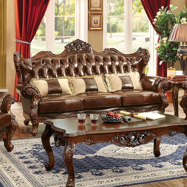 Jericho Brown/Dark Oak Sofa - Olympia Furniture (Saint George, Utah)