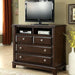 Litchville Brown Cherry Media Chest - Olympia Furniture (Saint George, Utah)