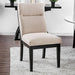Jasmin Black/White Side Chair (2/CTN) - Olympia Furniture (Saint George, Utah)