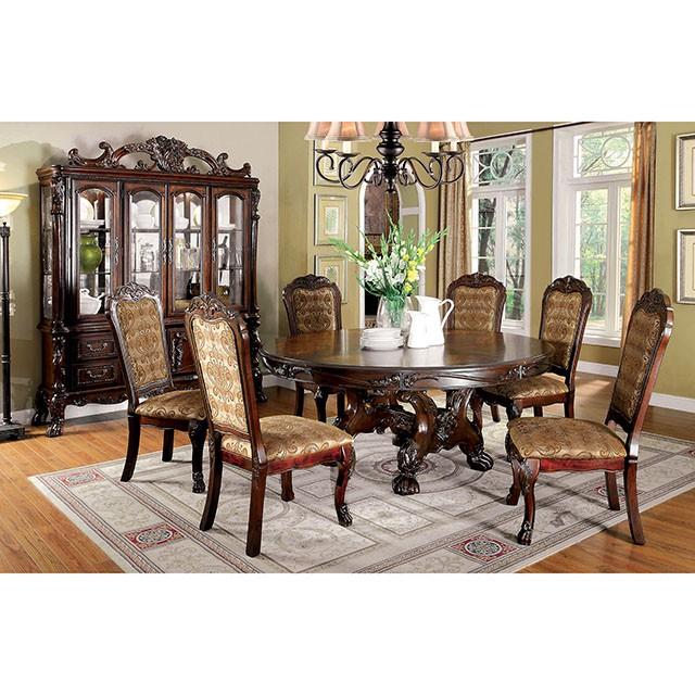 MEDIEVE Cherry Round Dining Table - Olympia Furniture (Saint George, Utah)