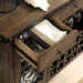 PAULINA Rustic Walnut Server - Olympia Furniture (Saint George, Utah)