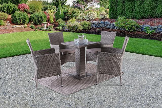 Aminta Patio Bistro Set (3 & 5 PC) - Olympia Furniture (Saint George, Utah)