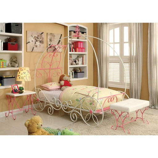 ENCHANT Pink/White Twin Bed - Olympia Furniture (Saint George, Utah)
