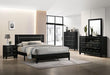 MAGDEBURG Cal.King Bed, Black & White - Olympia Furniture (Saint George, Utah)
