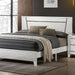 MAGDEBURG Cal.King Bed, Black & White - Olympia Furniture (Saint George, Utah)