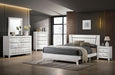 MAGDEBURG Cal.King Bed, Black & White - Olympia Furniture (Saint George, Utah)