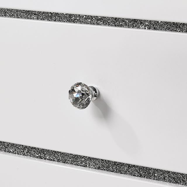 MAGDEBURG Cal.King Bed, Black & White - Olympia Furniture (Saint George, Utah)