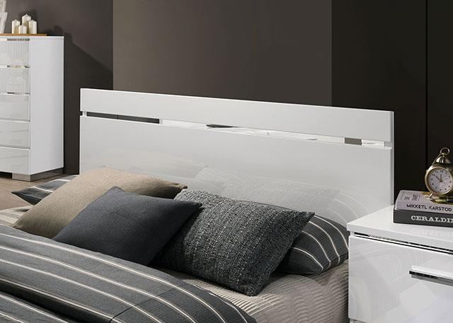 Erlach Bed Black & White - Olympia Furniture (Saint George, Utah)