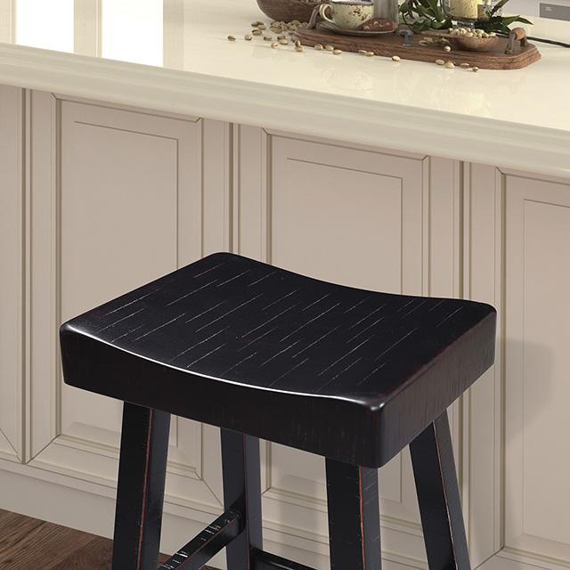Biasca 24" Stool (2/CTN) White, Brown, & Black - Olympia Furniture (Saint George, Utah)