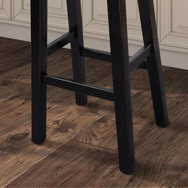 Biasca 24" Stool (2/CTN) White, Brown, & Black - Olympia Furniture (Saint George, Utah)